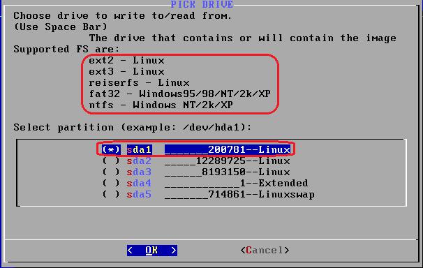 linux下用ghost备份系统 linux下用ghost备份系统
