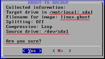 linux下用ghost备份系统 linux下用ghost备份系统