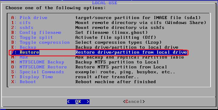 linux下用ghost备份系统 linux下用ghost备份系统