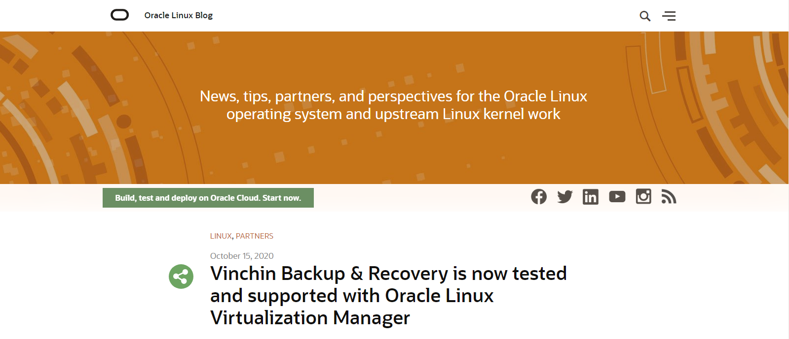 云祺容灾备份系统稳定支持Oracle Linux KVM和Oracle Linux Virtualization Manager